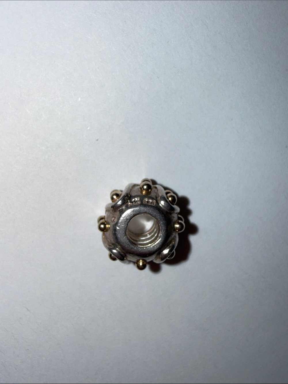 Charm for bracelet with gold - Picture 3 of 3